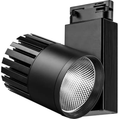 Светильник трековый светодиодный на шинопровод, однофазный FERON AL105, 30W, 4000К цвет черный 29694
