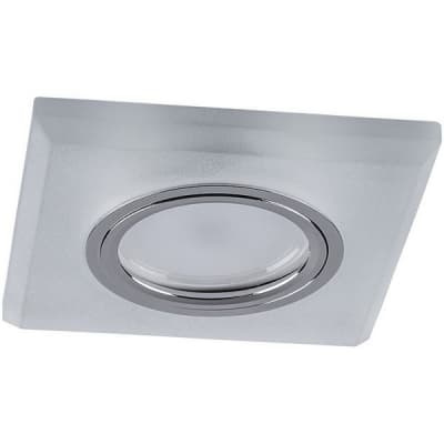 Светильник потолочный встраиваемый FERON CD8170, под лампу с LED подсветкой 15LED*2835 SMD 4000K, MR16 G5.3 32571