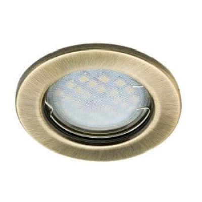 Встраиваемый светильник Ecola Light MR16 DL90 GU5.3 черненая бронза FB1611EFY