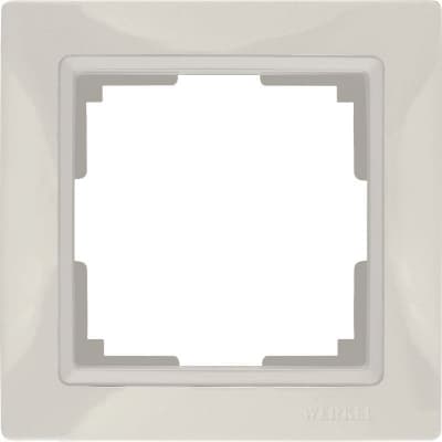 Рамка на 1 пост Werkel Snabb basic WL03-Frame-01 слоновая кость 4690389098703