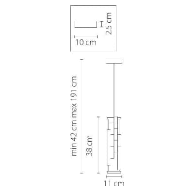 Подвесной светильник Limpio 722030 Osgona