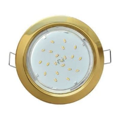 Встраиваемый светильник Ecola GX53 H4 золото FG53H4ECB