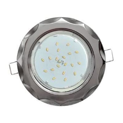 Встраиваемый светильник Ecola GX53 H4 9014 черный хром FB81H4ECB