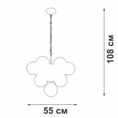 Подвесная люстра Vitaluce V49630-8/10