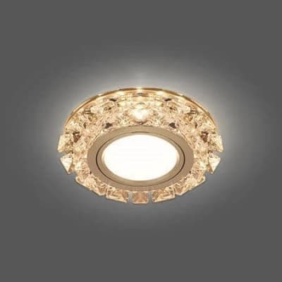 Встраиваемый светильник Gauss Backlight BL049 кристалл/хром GU5.3 Led 2700K