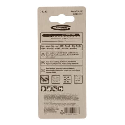 Полотна для электролобзика  Profi, 2 шт, ( 3101F-T101BF ) Gross 78282