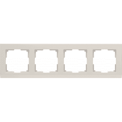 Рамка на 4 поста Werkel Stark WL04-Frame-04-ivory слоновая кость 4690389046537