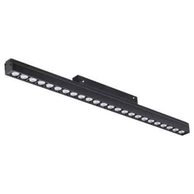 Трековый светильник для низков. шинопровода IP20 LED 4000K 24W 48V FLUM 358420 SHINO NT20 027 черн
