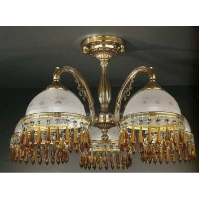 Потолочная люстра Reccagni Angelo 3831 PL.3831/5 (topazio)