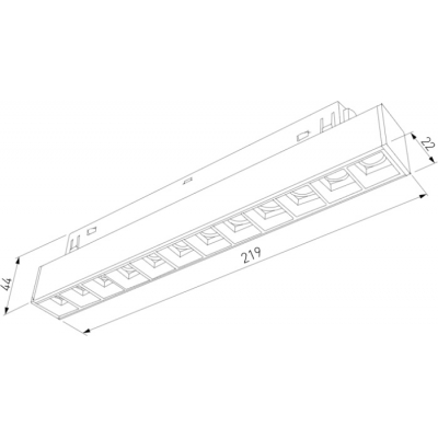 Трековый светильник Elektrostandard Slim Magnetic 85005/01