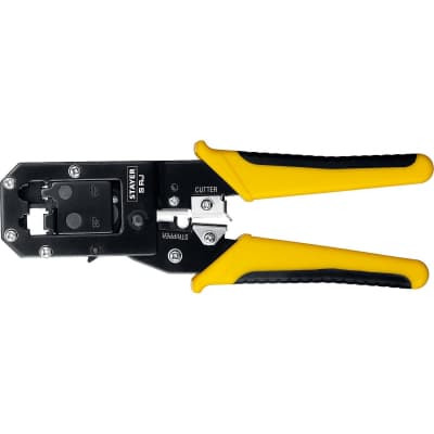 Кримпер универсальный STAYER RJ45, RJ11/RJ12 22652 Professional