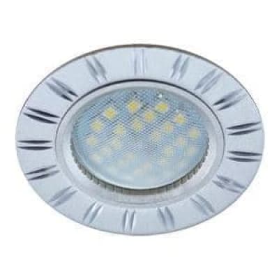 Встраиваемый светильник Ecola MR16 DL3184 GU5.3 матовый хром/алюминий FS1610EFF