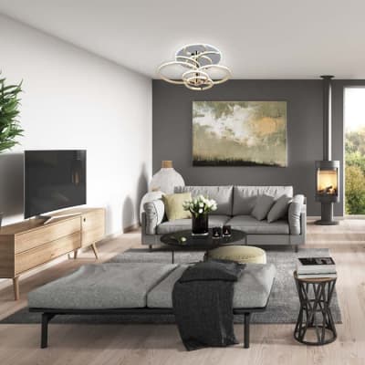 Потолочный светильник Escada CONTOUR 10213/4LED BL Chrome