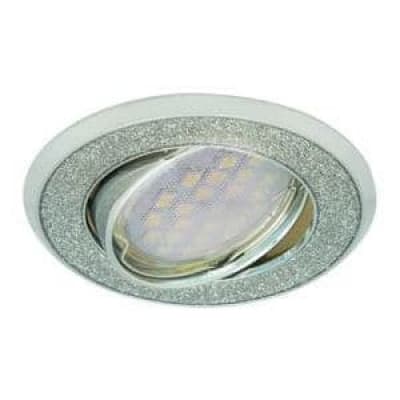 Встраиваемый светильник Ecola MR16 DL39 GU5.3 хром/серебряный блеск FS1614EFY