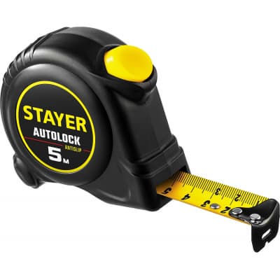 STAYER АutoLock 5м / 25мм рулетка с автостопом 2-34126-05-25_z02
