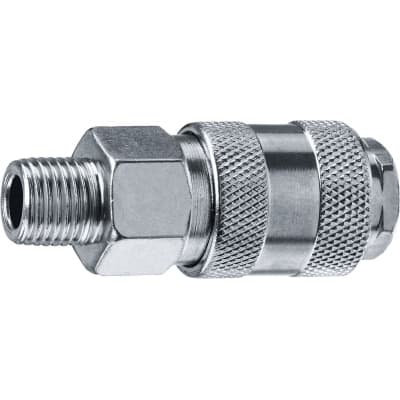 Переходник 1/4″M - рапид муфта ЗУБР Профессионал 64911-1/4
