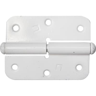 Петля накладная "ПН-85" 85 x 41 x 2.5 мм, 1 шт., белая, правая 37641-85R