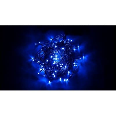 Гирлянда линейная FERON CL06, 200LED, (синий) 32312