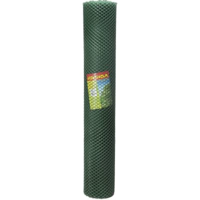 Решетка садовая GRINDA 1,63x15 м, 18х18 мм, хаки, 2 шт. 422277