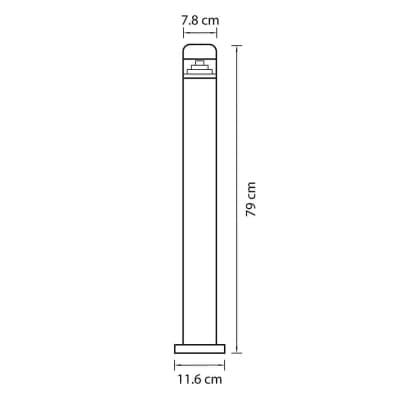 Уличный светодиодный светильник Lightstar Raggio 376707
