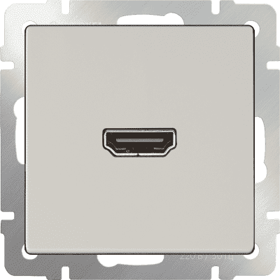 Розетка HDMI Werkel WL03-60-11 слоновая кость 4690389097508