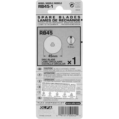 Лезвия круговые OLFA 45 мм OL-RB45-1
