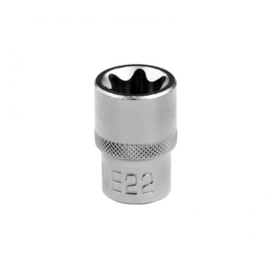 Головка торцевая 1/2, Е22, CrV Stels 13875
