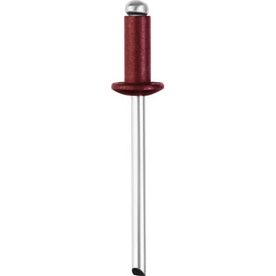 Алюминиевые заклепки Color-FIX, 4.0 х 10 мм, RAL 3005 темно-красный, 50 шт., STAYER Professional 3125-40-3005