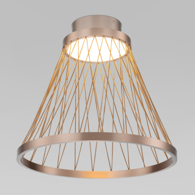 Потолочный светильник Eurosvet Cesta 40018/1 LED коричневый
