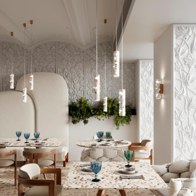 Подвесной светильник Odeon Terrazzo 7012/6L