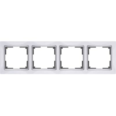 Рамка на 4 поста Werkel Snabb WL03-Frame-04-white белый 4690389046131