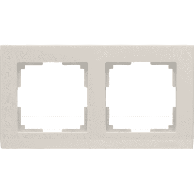 Рамка на 2 поста Werkel Stark WL04-Frame-02-ivory слоновая кость 4690389046513
