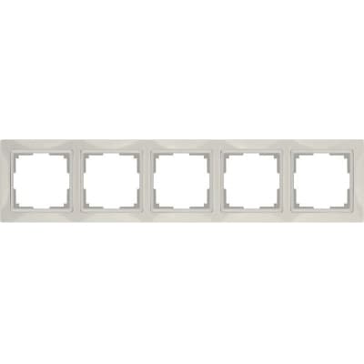 Рамка на 5 постов Werkel Snabb basic WL03-Frame-05 слоновая кость 4690389098789