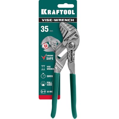 Клещи переставные KRAFTOOL 180/36 мм, KNIX (Vise-Wrench) 22063