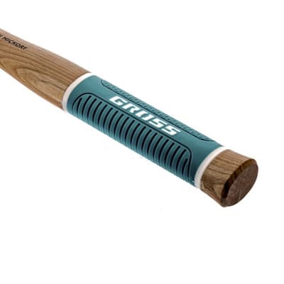 Молоток-гвоздодер, 280 г, угол 75, магнит, обрезиненная рукоятка American hickory GROSS 10417