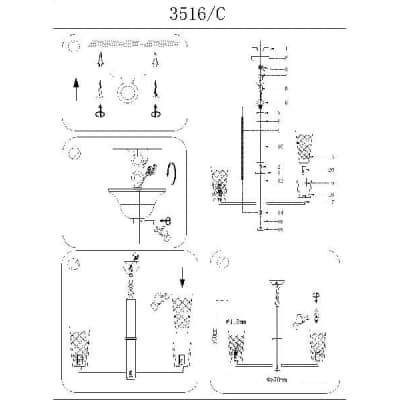 Подвесная люстра Newport 3510 3516/C