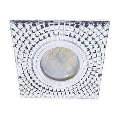 Встраиваемый светильник Ecola MR16 DL1658 GU5.3 Glass хром/прозрачный FC16SGECB