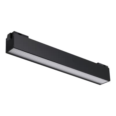 Трековый светильник для низковольного шинопровода IP20 LED 4000K 12W 48V KIT 358520 SHINO NT21 000 черный   NOVOTECH KIT 358520