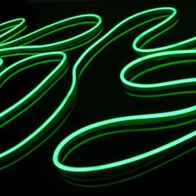 Гибкий неон 9.6W 120Led 2835 IP67 односторонний зеленый, 100 м Elektrostandard LS001 220V