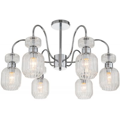 Потолочная люстра Escada Gloss 1141/6PL Chrome/Clear