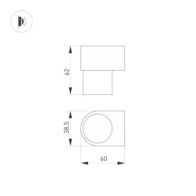 Настенный светильник Arlight SPICY 035541