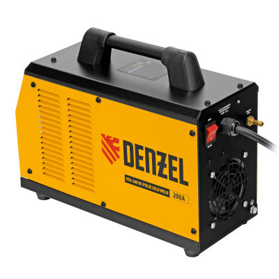 Аппарат инвертор. аргонодуговой сварки ITIG-200 DС Pulse Cold Weld, 200 А, ПВ 60% Denzel 94329