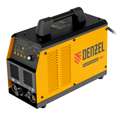 Аппарат инвертор. аргонодуговой сварки ITIG-200 DС Pulse Cold Weld, 200 А, ПВ 60% Denzel 94329