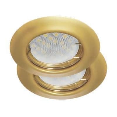Встраиваемый светильник Ecola Light MR16 DL92 GU5.3 2 pack перламутровое золото FN1622EFY