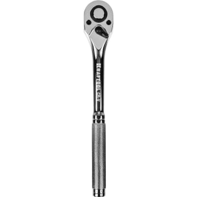 Трещотка для торцовых головок KRAFTOOL 1/2", 72 зубца, Cr-V сталь, цельнометаллическая 27793-1/2_z02