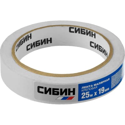 Лента малярная СИБИН 19 мм, 40 м 12111-19_z01