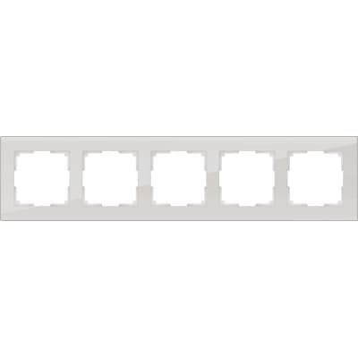 Рамка на 5 постов Werkel Favorit WL01-Frame-05 дымчатый 4690389061349