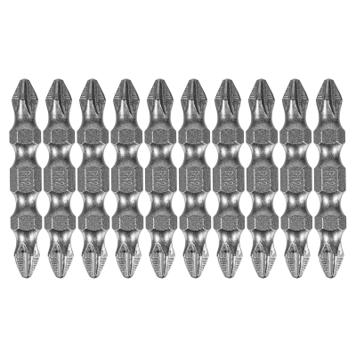 Бита двухсторонняя, PH2-PH2 х 45 мм, сталь S2, 10 шт. Denzel 11673