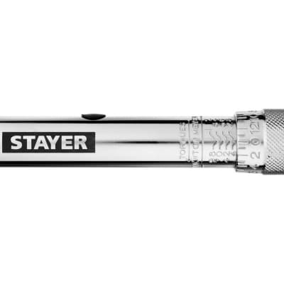 Динамометрический ключ STAYER 3/8", 14-112 Нм, 64064-110