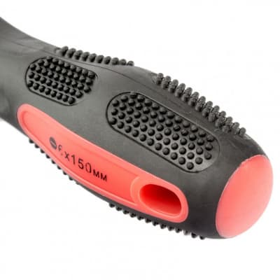 Отвертка Anti-Slip, SL6 х 150 мм, CrV, двухкомпонентная рукоятка Matrix 12222